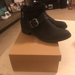 Black Blowfish booties